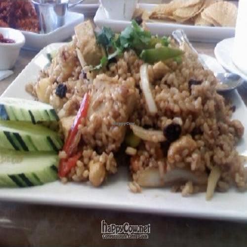 pineapple curried fried rice at My Vegan in Pasadena