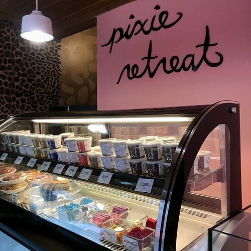 Lots of raw vegan desserts to choose from  at Pixie Retreat - Mississippi in Portland