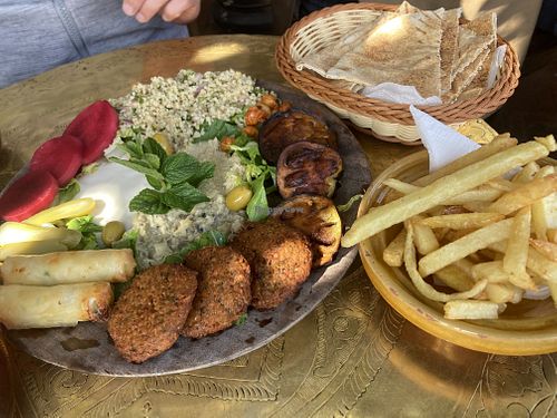 mezze  at Fine Mama in Marrakech