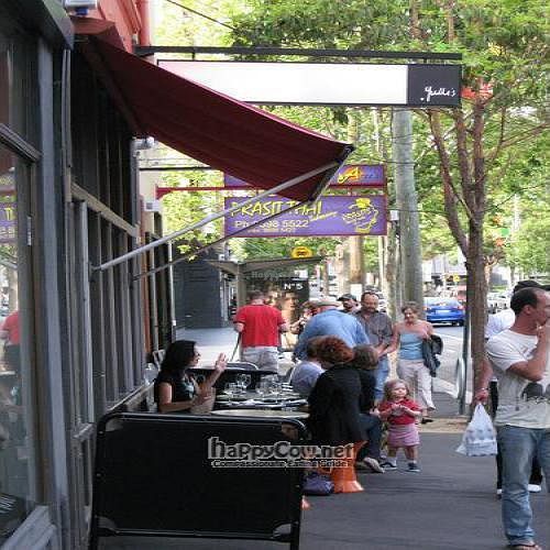 Front of restaurant at Yulli's Bar in Sydney