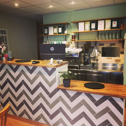 The restaurant room  at Cafe Aum in Issy-les-moulineaux