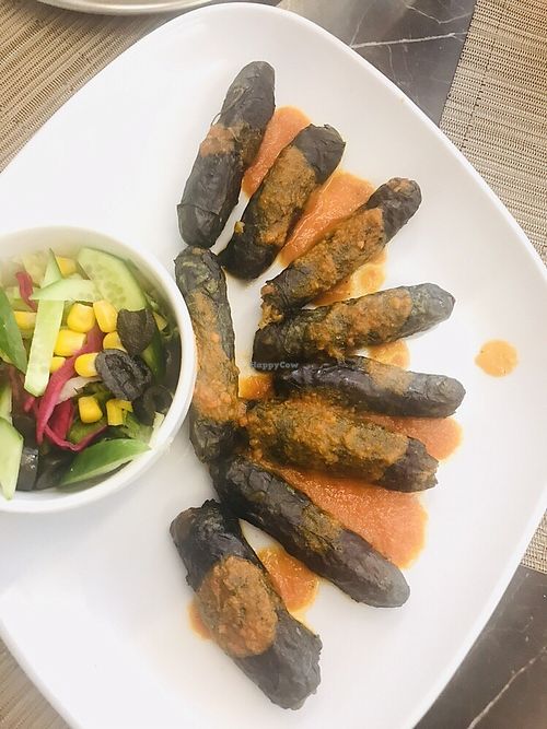 Stuffed Leaves at Cafe Mese in Istanbul