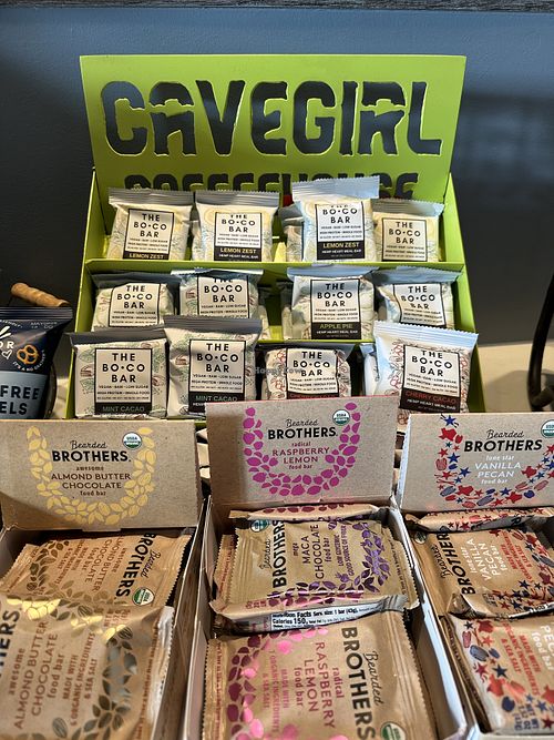   at Cavegirl Coffeehouse in Longmont