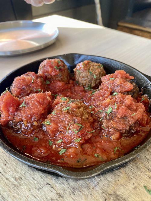 Vegan balls  at Basic Kneads Pizza - Food Truck and Catering in Denver