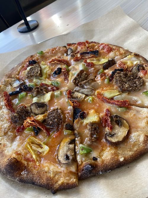 Vegan supreme pizza   at Basic Kneads Pizza - Food Truck and Catering in Denver