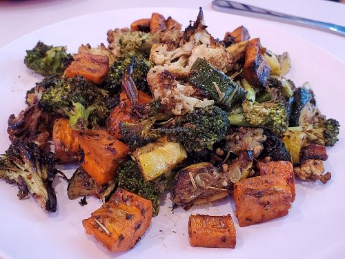 Roasted veggies... $12 at Erin McKenna's Bakery in Santa Monica