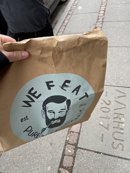 Got takeaway because of covid-19 at We Feat Pure Organic in Aarhus