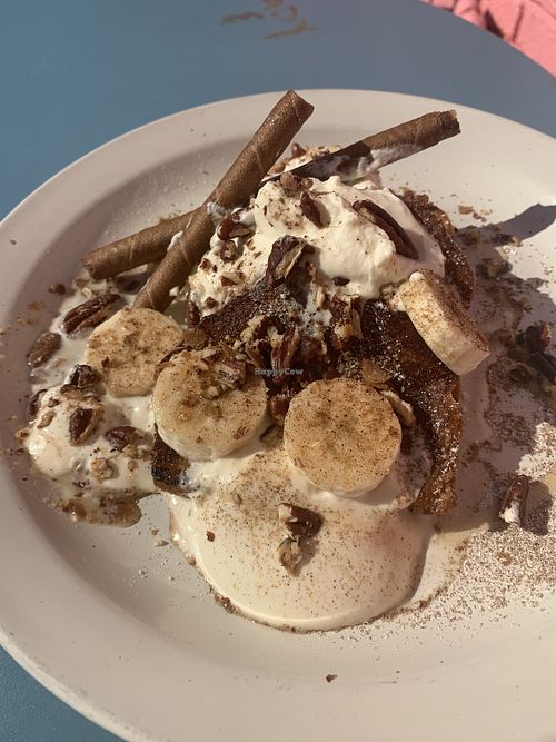 Banana Bread French toast  at The Gradient in Brooklyn