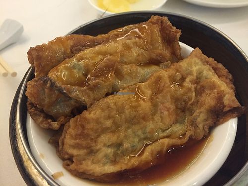 Beancurd rolls at M Garden Vegetarian 常悅素食 in Kowloon