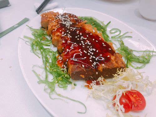 Vegetarian Eel at M Garden Vegetarian 常悅素食 in Kowloon