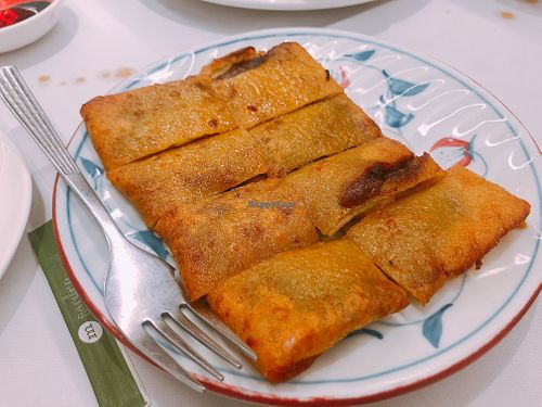 Red bean paste pancake  at M Garden Vegetarian 常悅素食 in Kowloon