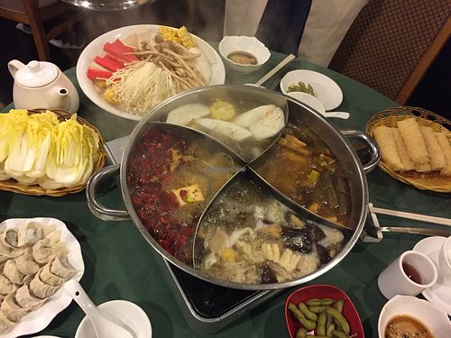 Hot pot (need to request by phone and only available in winter) at Pure Veggie House 心齋 - Xīn Zhāi in Kowloon