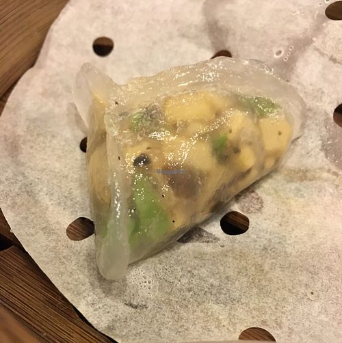 Black Truffle Mushroom Dumpling at Pure Veggie House 心齋 - Xīn Zhāi in Kowloon