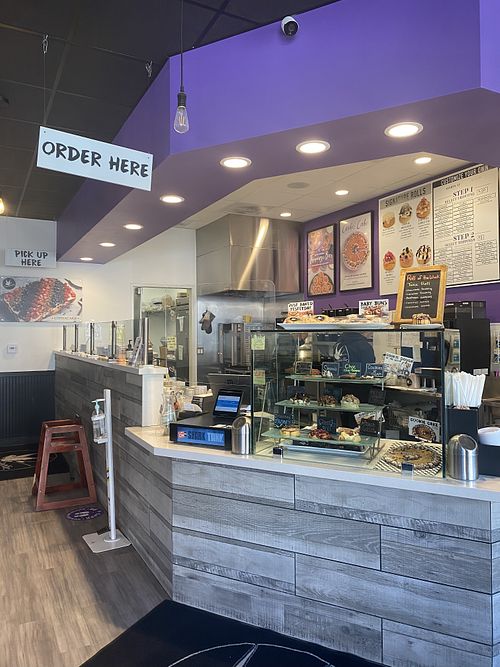 Order Station w/Vegan Menu   at Cinnaholic in Concord