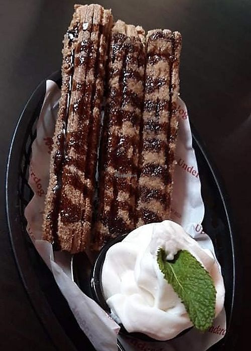 Churros and ice cream at Loco Ritas in Dundee