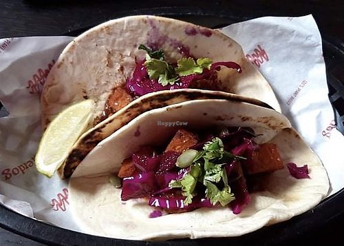 Sweet potato tacos at Loco Ritas in Dundee