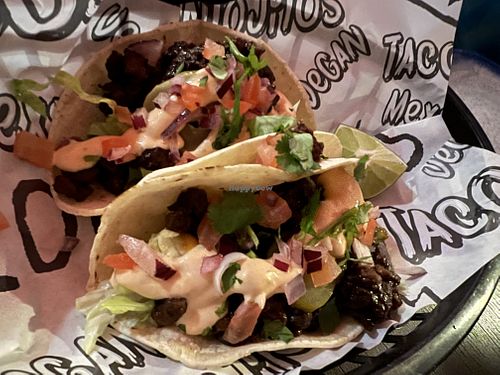 Cheeseburger tortillas   at Loco Ritas in Dundee