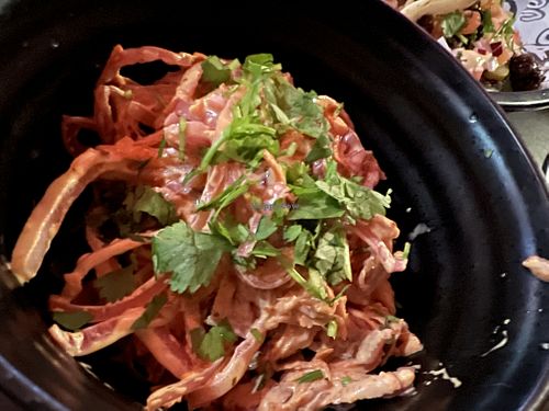 Pickled slaw   at Loco Ritas in Dundee