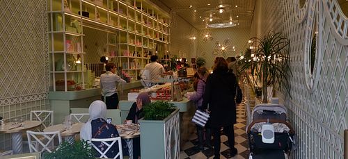 Inside at Ladurée in Beverly Hills