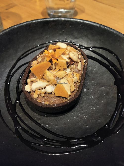 Chocolate mouse at Te Quiero Verde in Barcelona