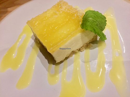 Lemon cheesecake (vegan) - Bella Italia at Bella Italia in Aberdeen