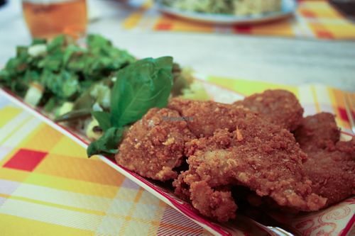 seitan cutlet at Un Gelsomino in Salerno