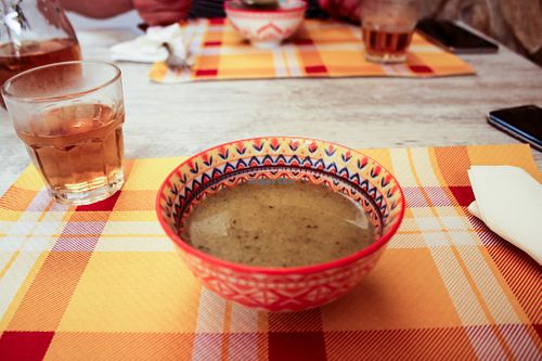 miso soup at Un Gelsomino in Salerno
