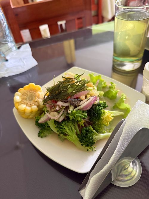 
Broccoli seviche- tasty, quite spicy  at All Natural in Moyobamba