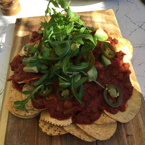 6 bean chilli nachos at Cafe Komodo in Prospect