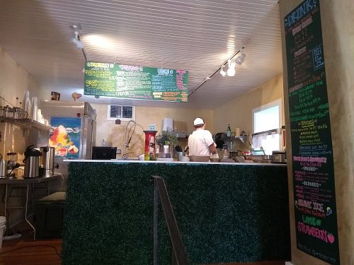 Order at the counter at The Wake & Take in Arroyo Seco