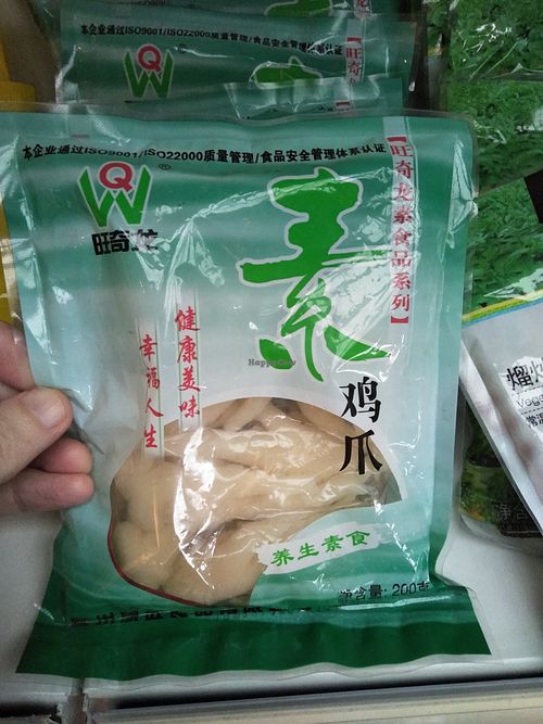 Vegan chicken feet anyone? The product vegans weren't crying out for! at A Lotus on the Water 清水荷花 - 文殊坊店 in Chengdu