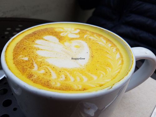 Rumi latte at Urth Caffe in Santa Monica