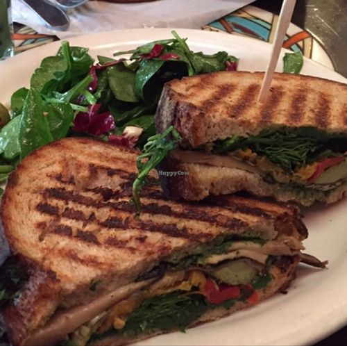 portobello mushroom sandwich  at Urth Caffe in Los Angeles