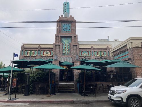 Impressive building  at Urth Caffe in Los Angeles
