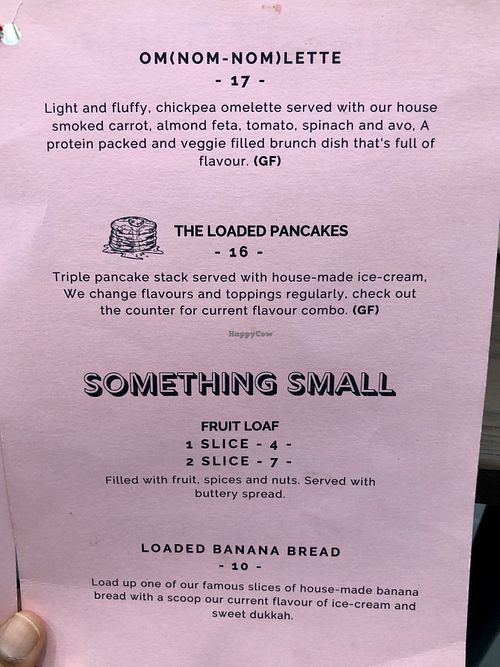 Menu at Hay Gurl in Indooroopilly