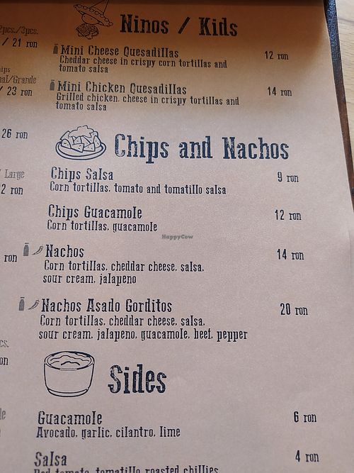 Chips and nachos at Taqueria Mexicana in Brasov