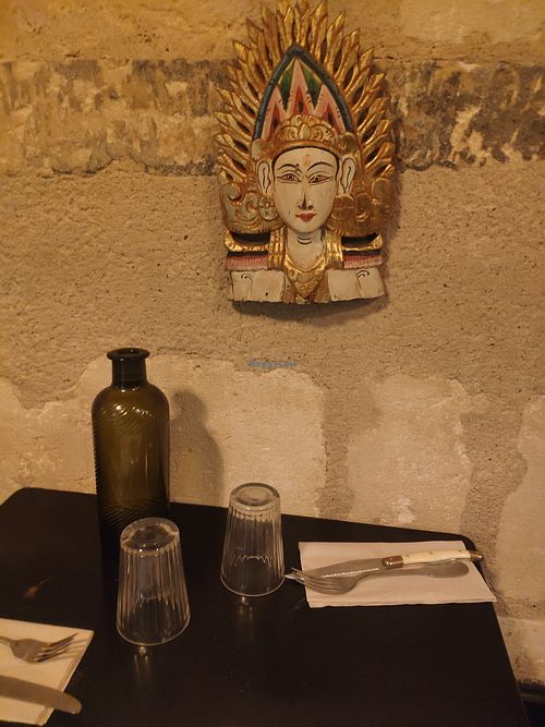 Decoration on the wall at Monkey Mood in Bordeaux