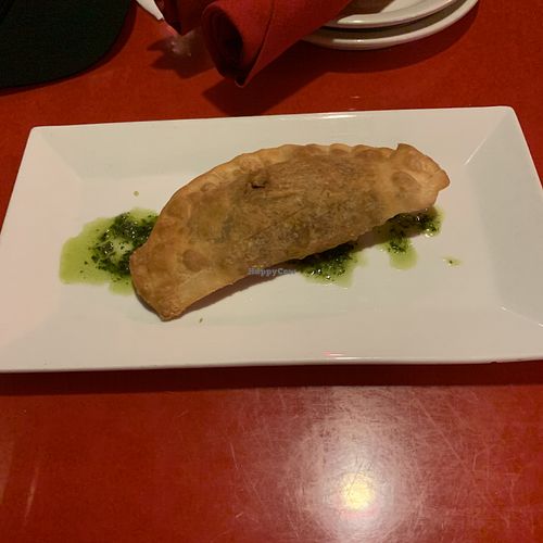 Tempeh empanada  at Emiliano's in Gainesville