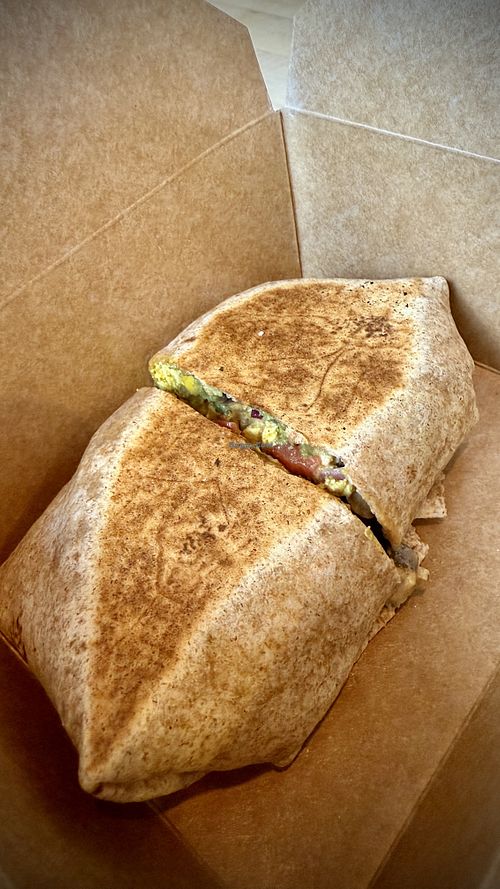 Huevos Rancheros wrap  at Rethink in Altamonte Springs