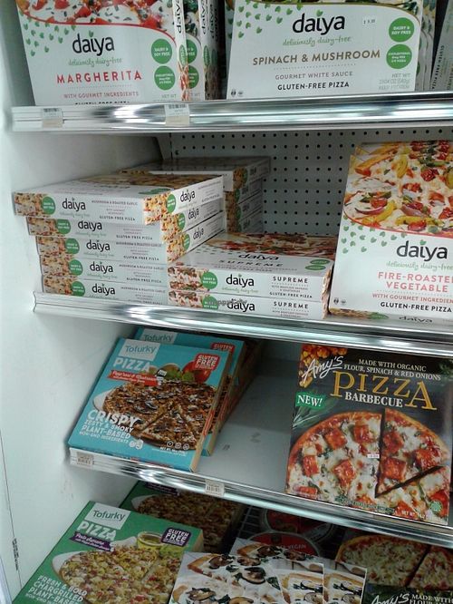 Vegan pizza or vegan heaven  at La Sierra Natural Foods in Riverside