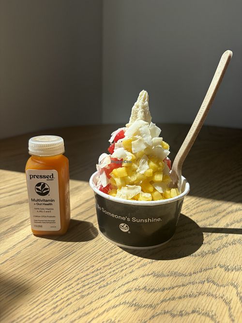 Bomb their freezes are beautiful   at Pressed Juicery in Rancho Cucamonga