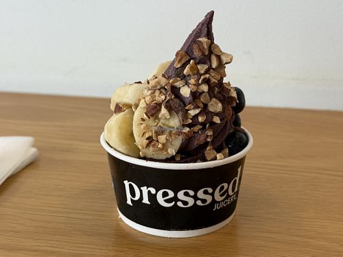 Açaí freeze   at Pressed Juicery in Greenwich