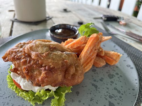 Bunless burguer  #Veganuary at Vegan Junkie in Phuket