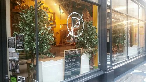 Outside at Polarity in Cardiff