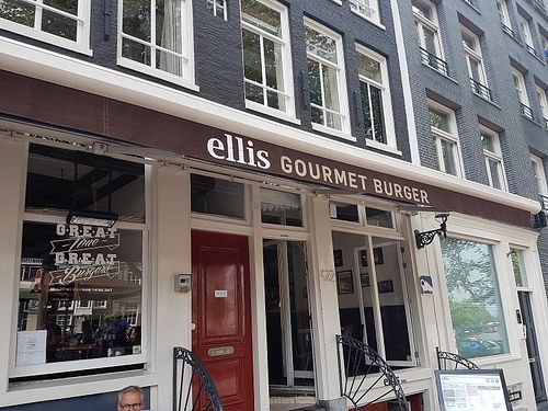 front at Ellis Gourmet Burger in Amsterdam