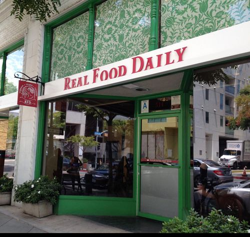 storefront at Real Food Daily in Santa Monica