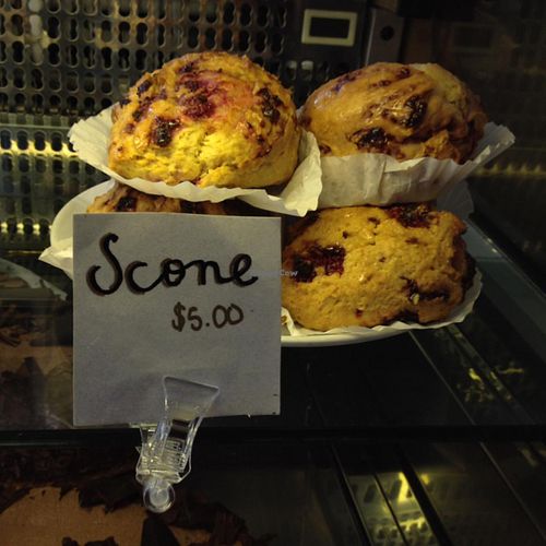 dessert case at Real Food Daily in Santa Monica