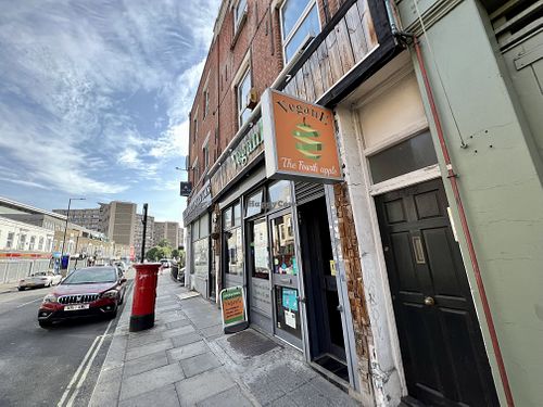 outside  at VeganE & Saint Vegan in South West London