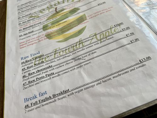 menu  at VeganE & Saint Vegan in South West London