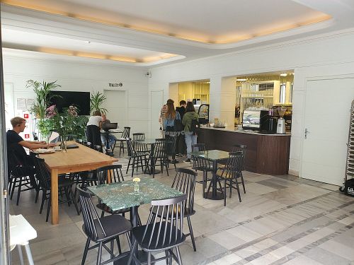 Inside at Iluzjon Café Bar in Warsaw